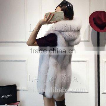 2017 New Faux Fur Women's Jackets Coats Winter Jacket Women Fox Fur Coat Hooded Collar Fur Vest Fashion Black Fpc-469 photo-4