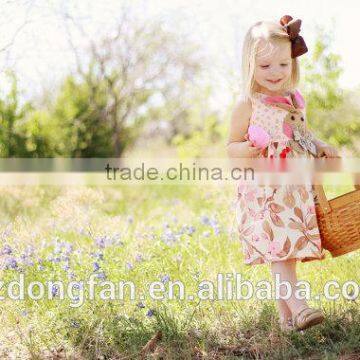 Popular Rabbit Bulk Wholesale Kids Clothing Baby Frock Designs Fancy photo-3