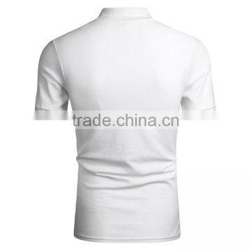 T Shirt Printing Custom Design Embroidery Mens Microfiber Polo Shirt photo-4
