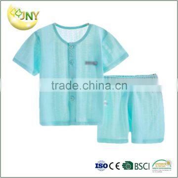 Wholesale comfortable baby clothing suit short sleeve cotton baby clothes set