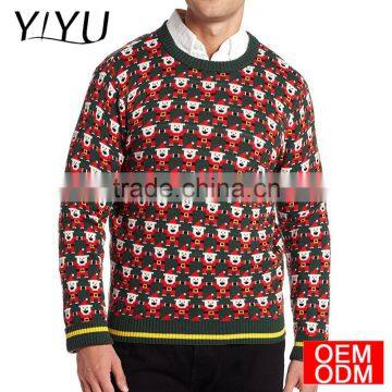 2016 hot sale mens funny Cute Santa christmas jumper ugly xmas sweater