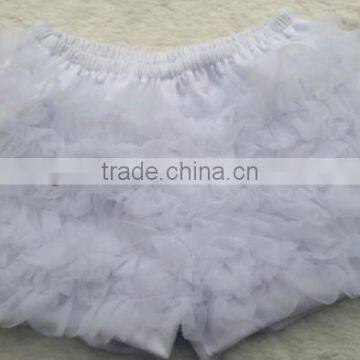 Baby Girl Ruffled Shorts Chiffon Ruffle Short photo-2