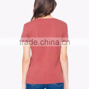 100%Cotton Short Sleeve Women t Shirt Wholesale Blank T-shirt Custom 2016 photo-5