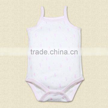 High Quality Custom Printing String Cotton Baby Romper Bodysuit photo-3
