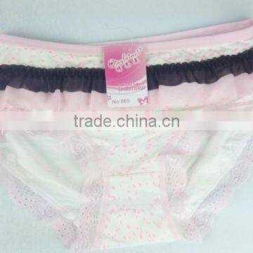 China Wholesale Cotton Blend Fashionable and Nice Looking Girl Underwear photo-4