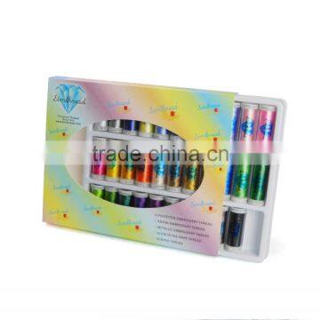 Superior Quality Polyester Embroidery Thread 200 Meters Per Spool photo-2