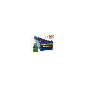 Colored Double Roof Panel Roll Forming Machine