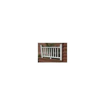 Stair Handrail Wood Plastic Composite Railing Decking Board Brown