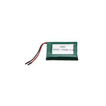 lithium polymer battery PL083450  3.7V 1250mAh