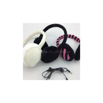 Fashion Warm Plush Toys Headphone（WH-009)