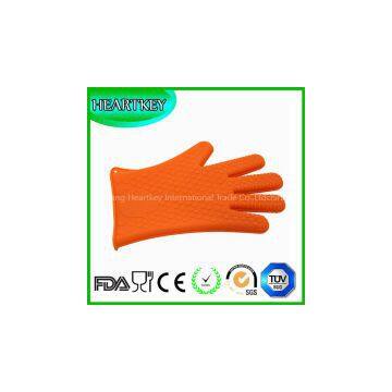 Lifetime Warranty Insulated Waterproof Wrist Protection Silicone BBQ Grilling Gloves photo-2
