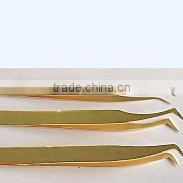 Gold Plated Volume Tweezers