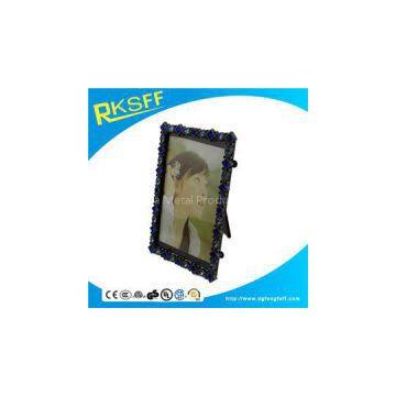 Zinc Alloy Square Photo Frame With Diamonds