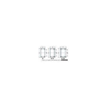 Drawn cup needle roller bearing with open ends