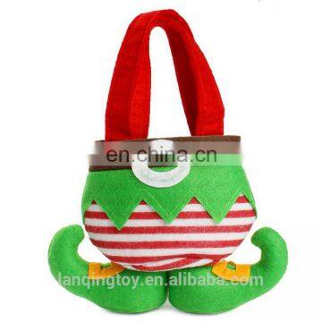 Fancy Decorative Felt Made Christmas Candy Bag In Colorful photo-2