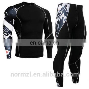 New Deisgn Mens Compression Clothing Shirt Tops Men photo-2