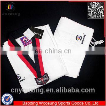 Martial arts 100% cotton taekwondo uniform taekwondo elbise