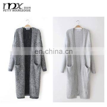 Maxi cardigan sweater woolen sweater designs for ladies