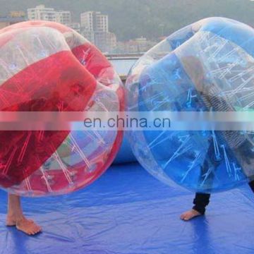 2015 hot selling inflatable bumper ball/ body zorbing bubble ball