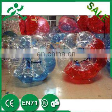 High quality top quality soccer balls/ inflatable bubble / buddy bumper ball for adult