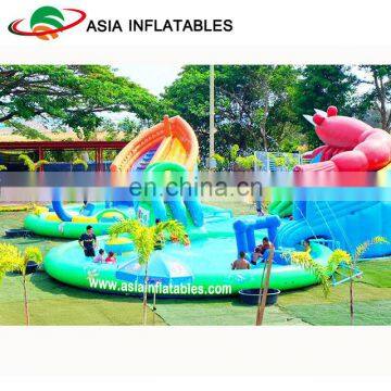 Commercial Using Giant Inflatable Lobster Water Park Toys for kids