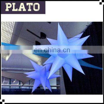 Christmas Inflatable Star, Decorative LED giant star, hanging inflatable star for sale