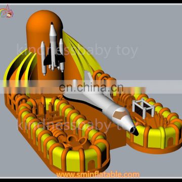 new design inflatable missile , inflatable missile playground , giant inflatable playgrounds for sale