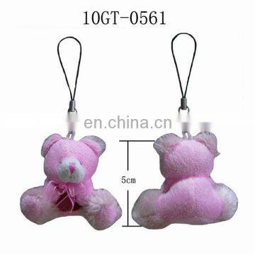 Lovely phone accessories,Plush Bear mobile phone string! Best price !