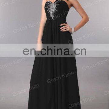 2015 New Arrivals Embroidery Beaded Elegant Black One Shoulder Designer Evening Dresses CL3120-1 photo-3