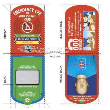 CPR-C AED Training Helper CPR Voice Card From Meditech photo-3