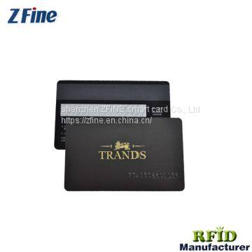 Customized Embossed number CMYK printing Plastic VIP Card