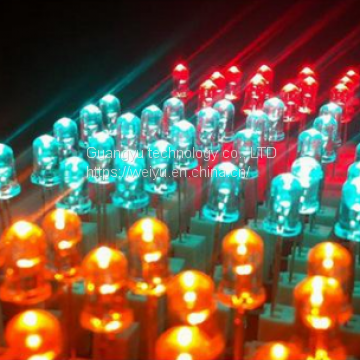 3 mm into the LED