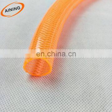 hot selling Transparent Tube pvc clear braid nylon fiber reinforced hose