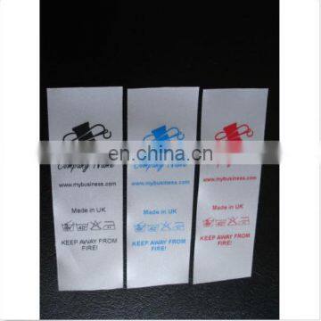 wholesale price custom washing label printing for lingerie