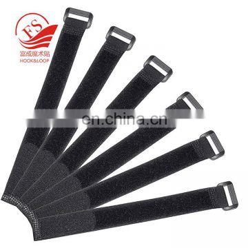 flexible Plastic buckle binding hook loop locking straps in stitching or welding