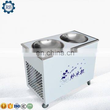 High Efficiency  Flat Pan Instant Thailand Rolled IceCream Making Thai Roller Fried Ice Cream Roll Machine