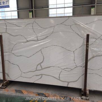 Artificial calacatta quartz stone slabs