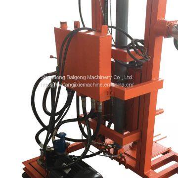 Lifting Type Electric Power Portable Hydraulic Water Well Drilling Rig photo-5