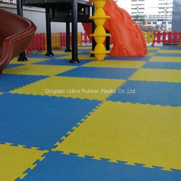 EVA Jigsaw Mat 1m x 1m x 45mm With Five Lines Pattern