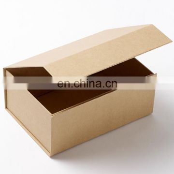 Recyclable natural brown kraft paper A5 deep gift box