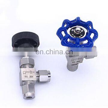 Panel type 90 degree angle stainless steel single check mini ball valve