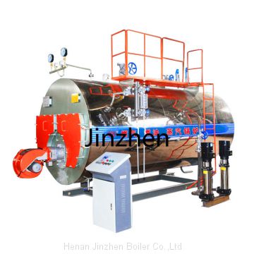 Horizontal 2 ton Oil Gas Fire Tube Steam Boiler for Garment and Laundry