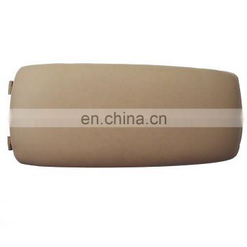 Leather Armrest Center Box Console Lid Cover for 2004-2008 Audi A4 B7 Beige