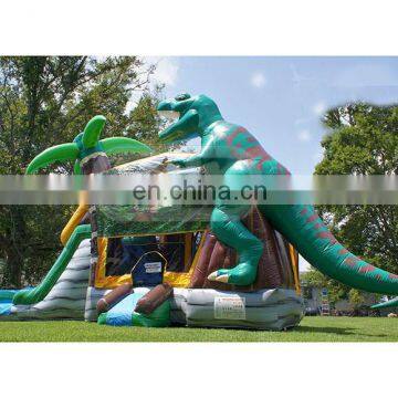 high quality commercial inflatable dinosaur bouncer jumper bounce house bouncy jumping castle combo