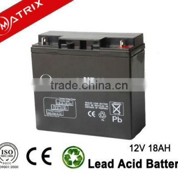 12v 18ah battery led battery with Deep discharge recovery