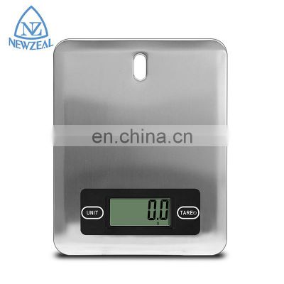 CE Certified Electronic Food Scale 5kg Stainless Steel Digital Baking Household Kitchen Weighing Scale