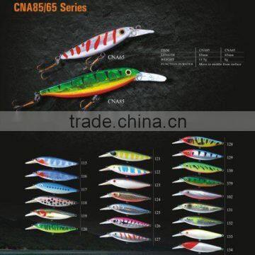 Plastic hard fishing lure