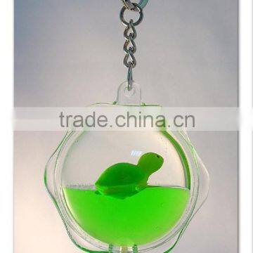 Mini Colorful Liquid Sand Timer Keychain, Custom Fridge Magnet photo-2