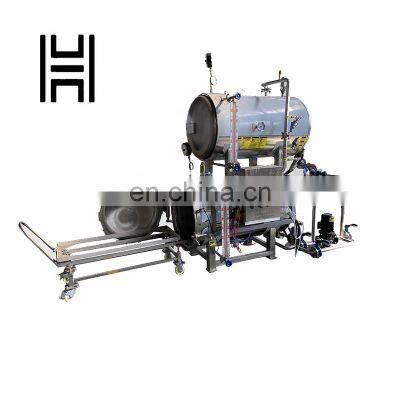 Industrial sterilizing machine / food retort for bottled drinks and food