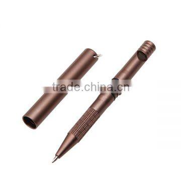 Aluminium alloy multifunctional whistle and ball pen